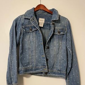 Polka dot Jean jacket